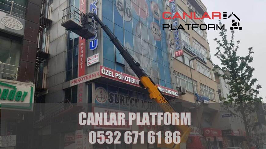 Sepetli vinç Canlar Platform
