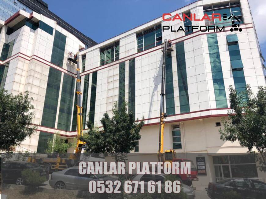 Sepetli vinç güvenli çalışma