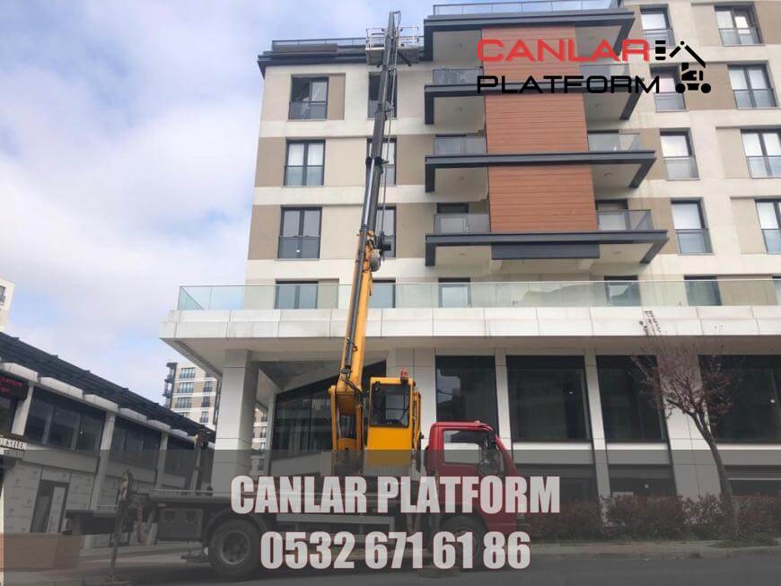 Sepetli vinç modeli