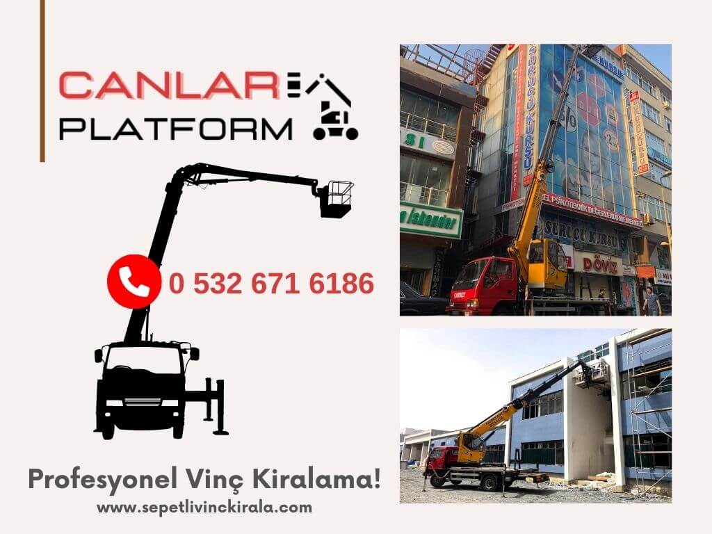Silivri kiralık vinç ve sepetli vinç hizmetleri