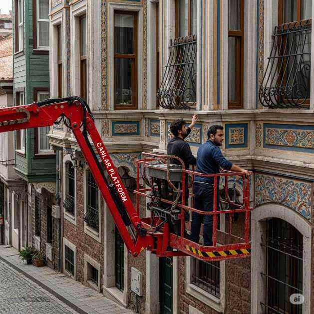 Beyoğlu vinç kiralama hizmetleri: Canlar Platform