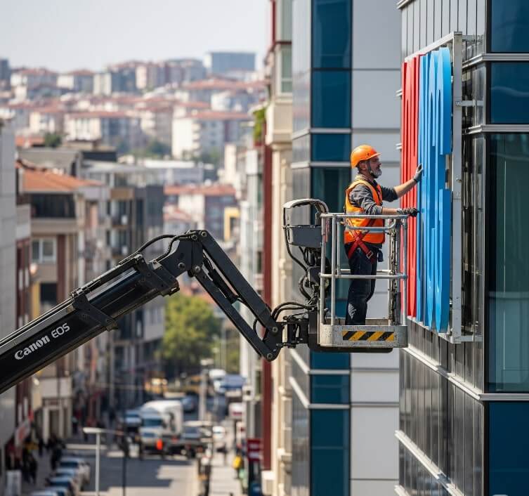 İstoç sepetli vinç hizmetleri