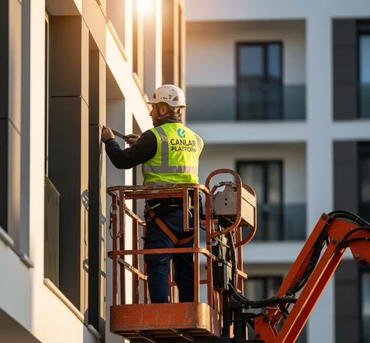 Kayaşehir sepetli vinç kiralama hizmeti