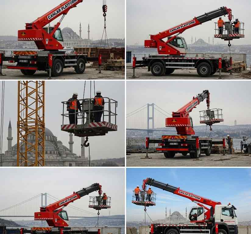 Küçükçekmece Mehmet Akif mahallesi vinç kiralama hizmetleri