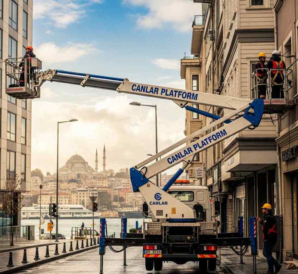 Profesyonel Üsküdar Çengelköy kiralık vinç hizmetleri - Canlar Platform