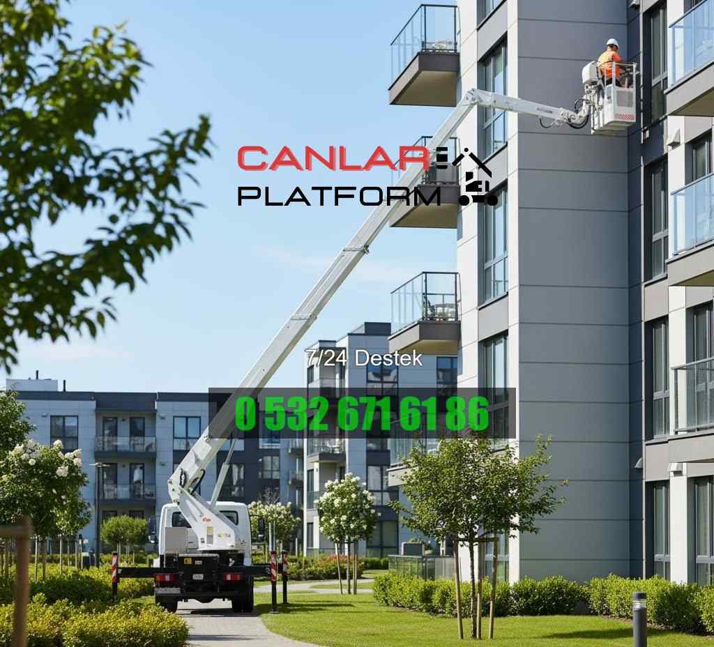 Bakırköy Cevizlik kiralık vinç hizmetleri: Canlar Platform