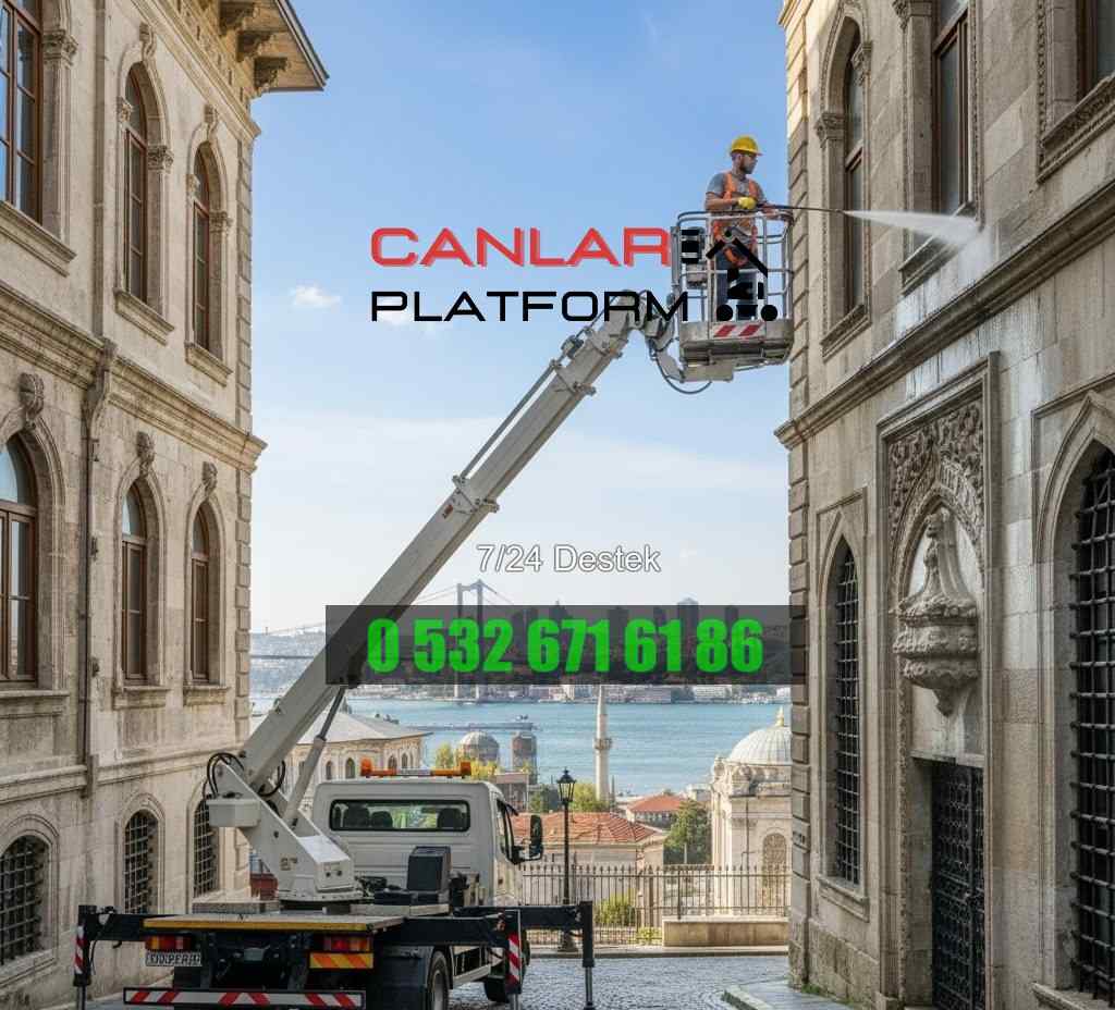 Cevizlik sepetli vinç hizmetleri: Canlar Platform
