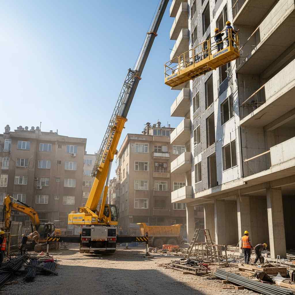 Profesyonel Etiler kiralık mobil vinç hizmetleri