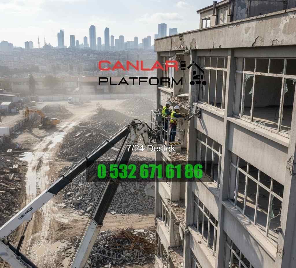 Profesyonel Sakızağacı sepetli vinç hizmetleri: Canlar Platform