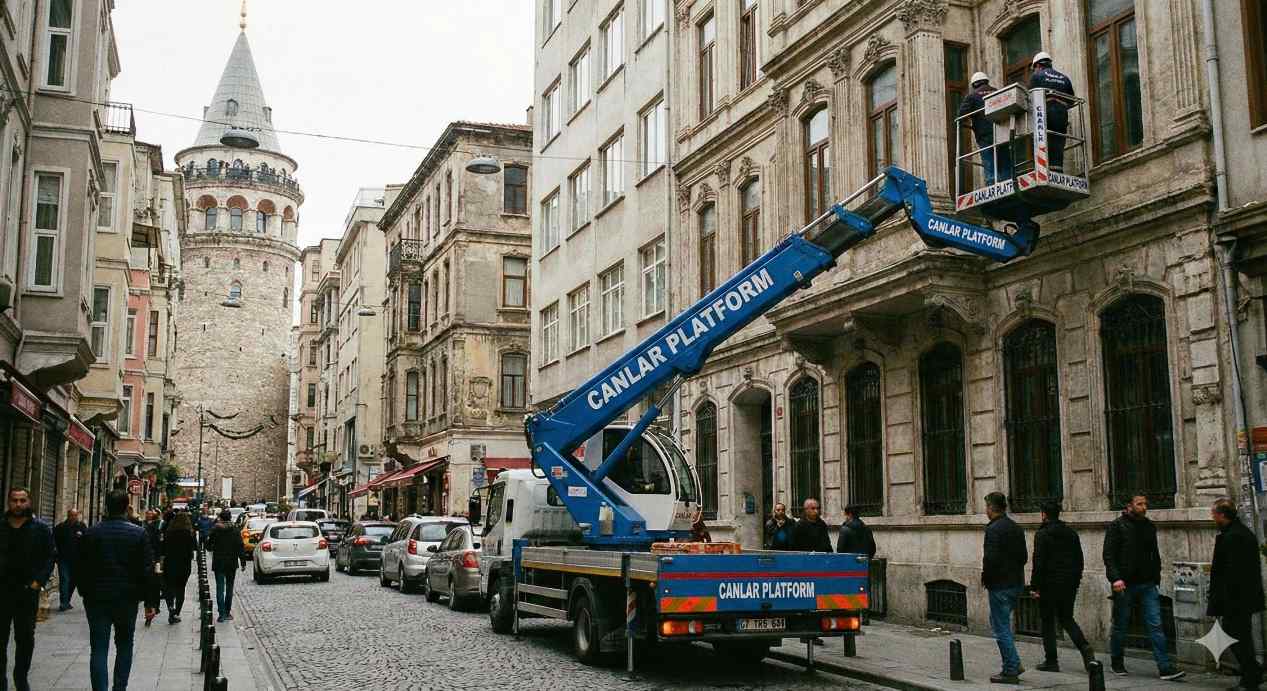7/24 kiralık vinç hizmeti: Canlar Platform