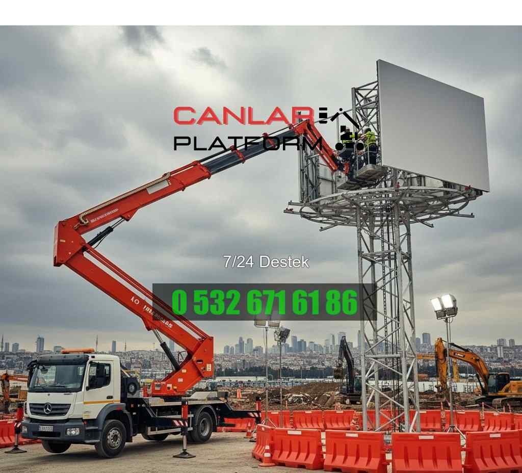 Bakırköy Şenlikköy vinç hizmetleri: Canlar Platform