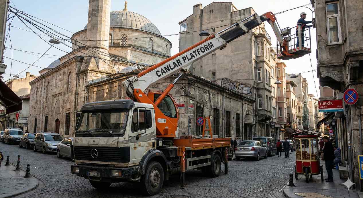 Profesyonel acil vinç kiralama hizmetleri: Canlar Platform