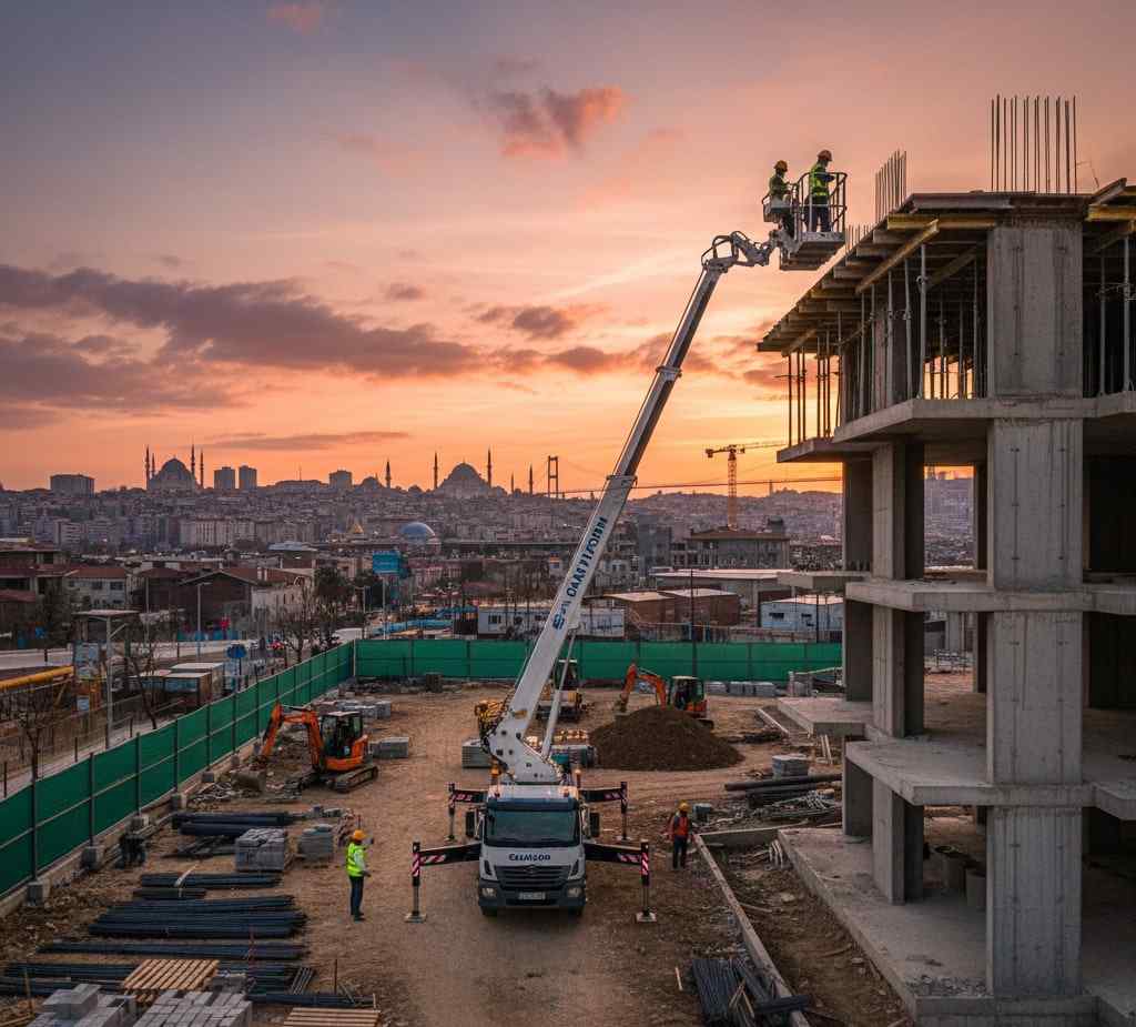 Profesyonel Bakırköy kiralık vinç hizmetleri: Canlar Platform