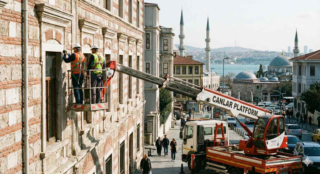 Profesyonel Yeşilköy kiralık vinç hizmeti: Canlar Platform