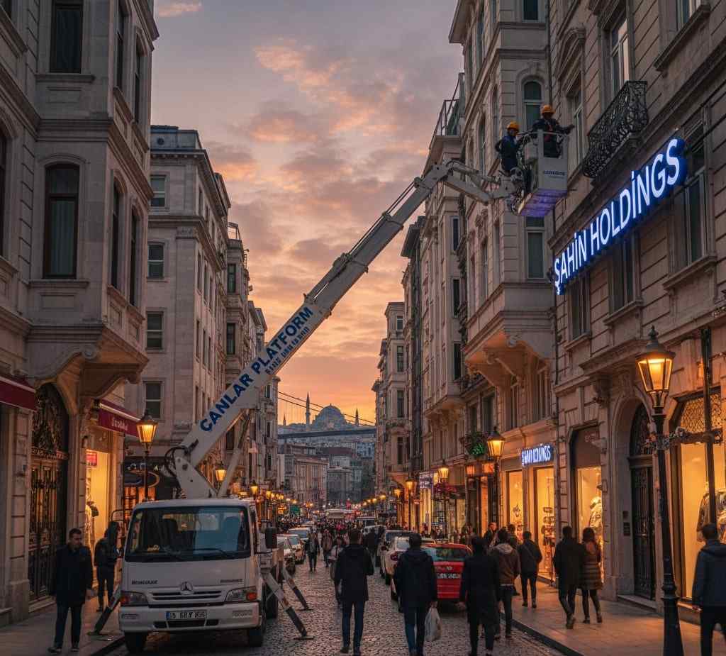 Profesyonel Zeytinlik sepetli vinç hizmetleri: Canlar Platform