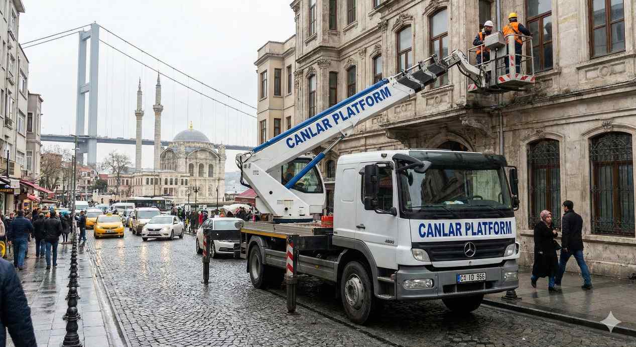 Yeşilköy sepetli vinç hizmetleri: Canlar Platform