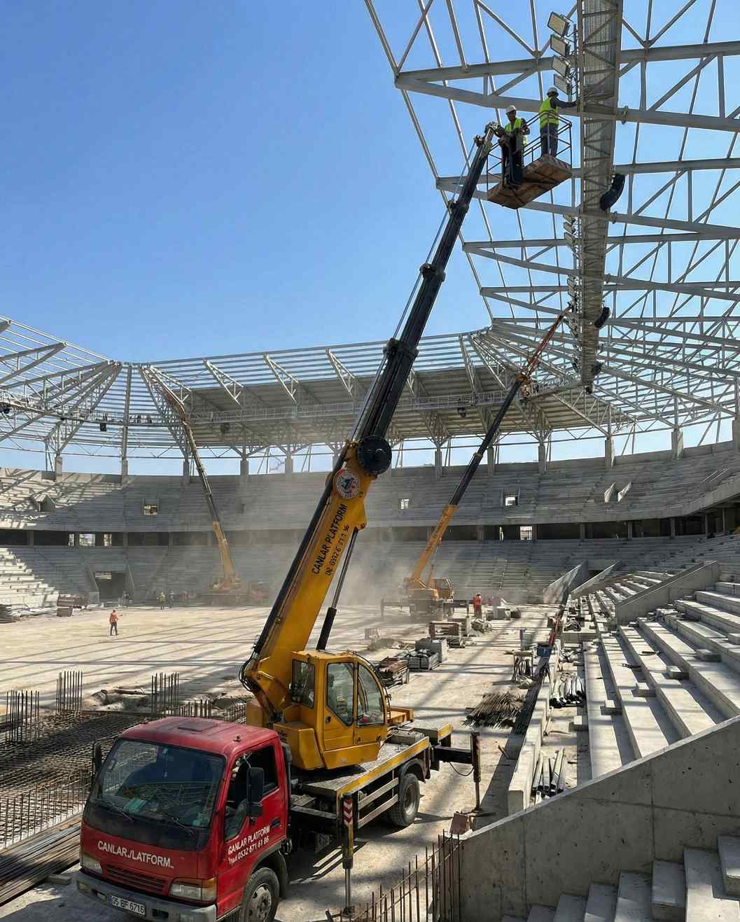 Profesyonel Gayrettepe sepetli vinç hizmetleri: Canlar Platform