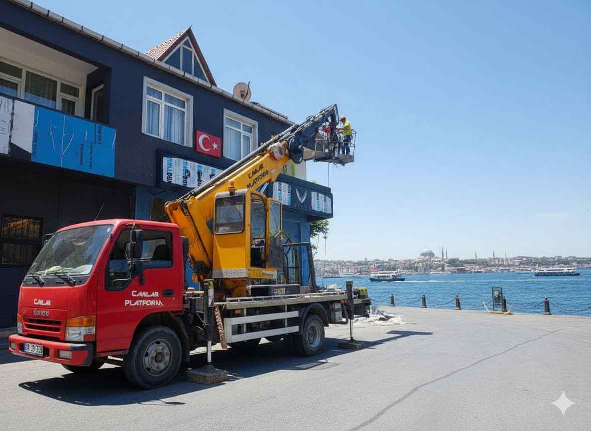 Profesyonel Haliç vinç kiralama hizmetleri: Canlar Platform
