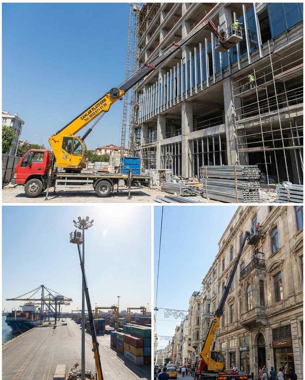 Profesyonel Baltalimanı kiralık vinç hizmetleri: Canlar Platform