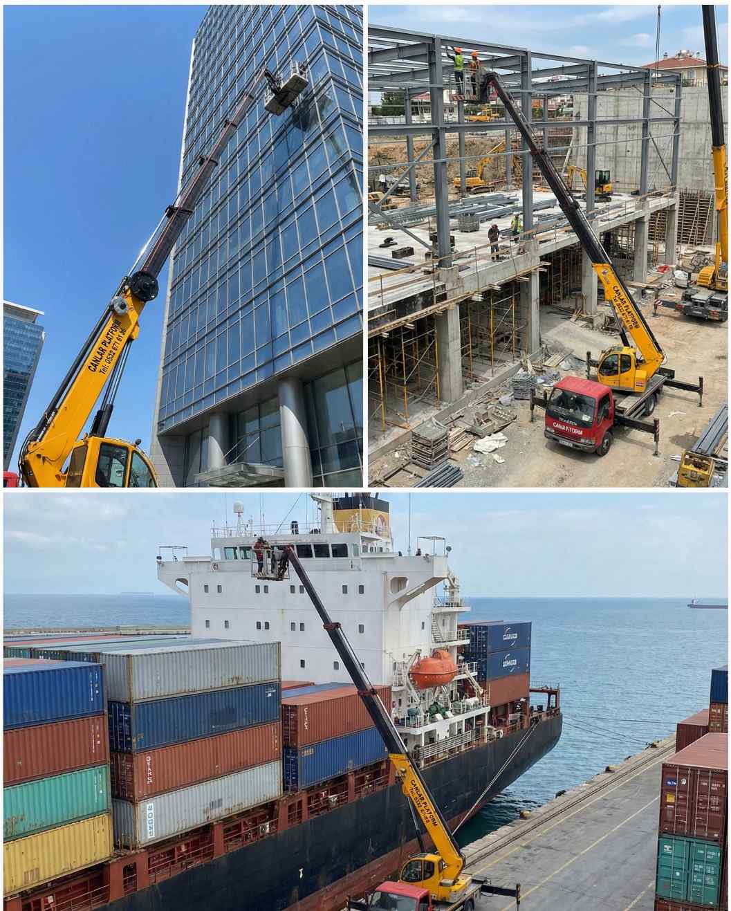 Profesyonel Baltalimanı sepetli vinç hizmetleri: Canlar Platform