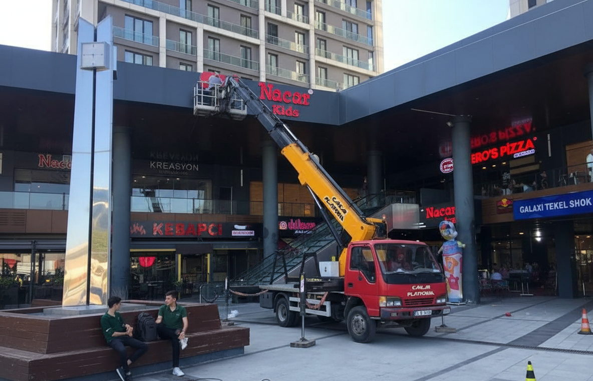 Bahçelievler Merkez kiralık vinç hizmetleri