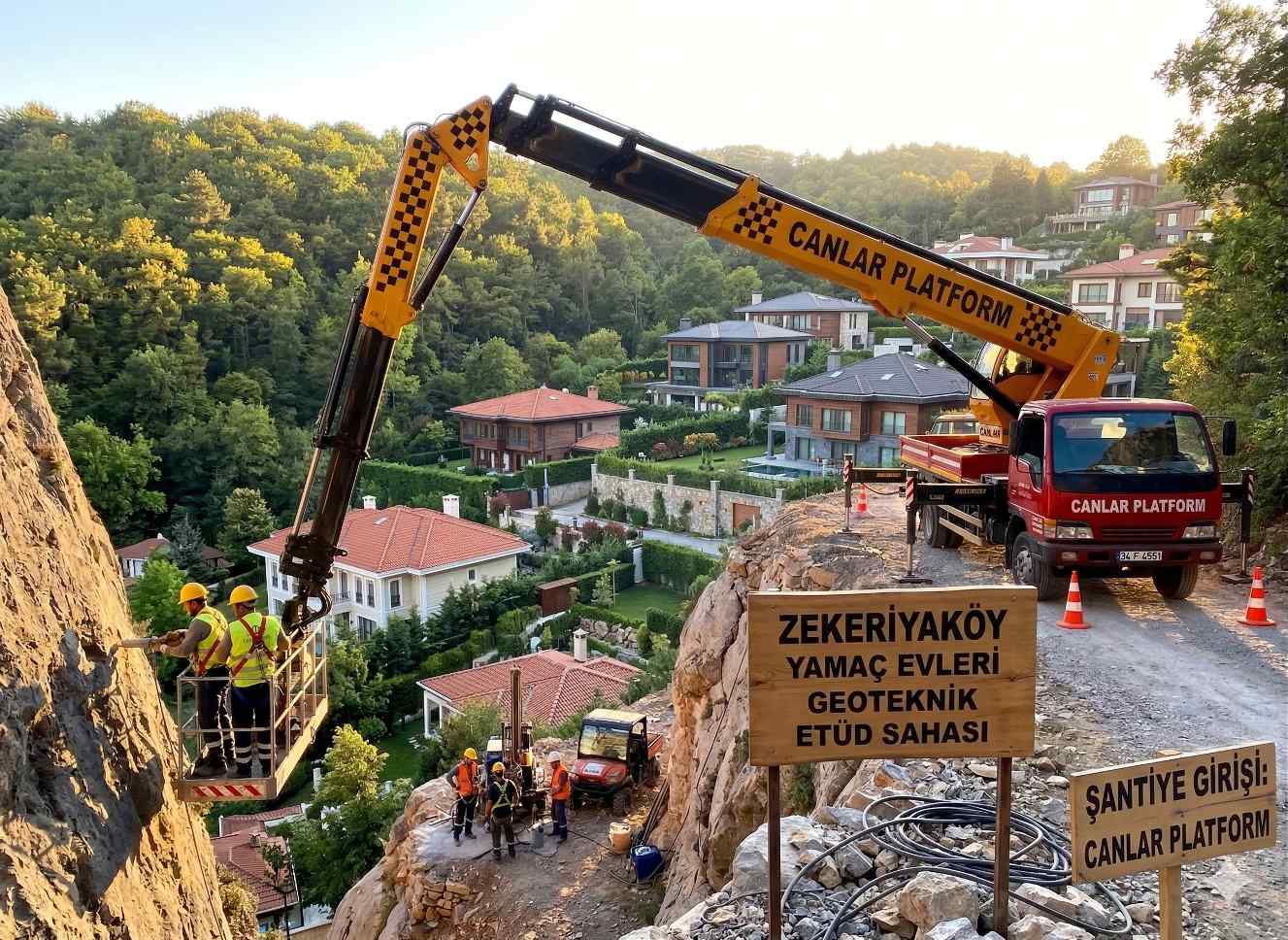 Zekeriyaköy kiralık vinç hizmetleri