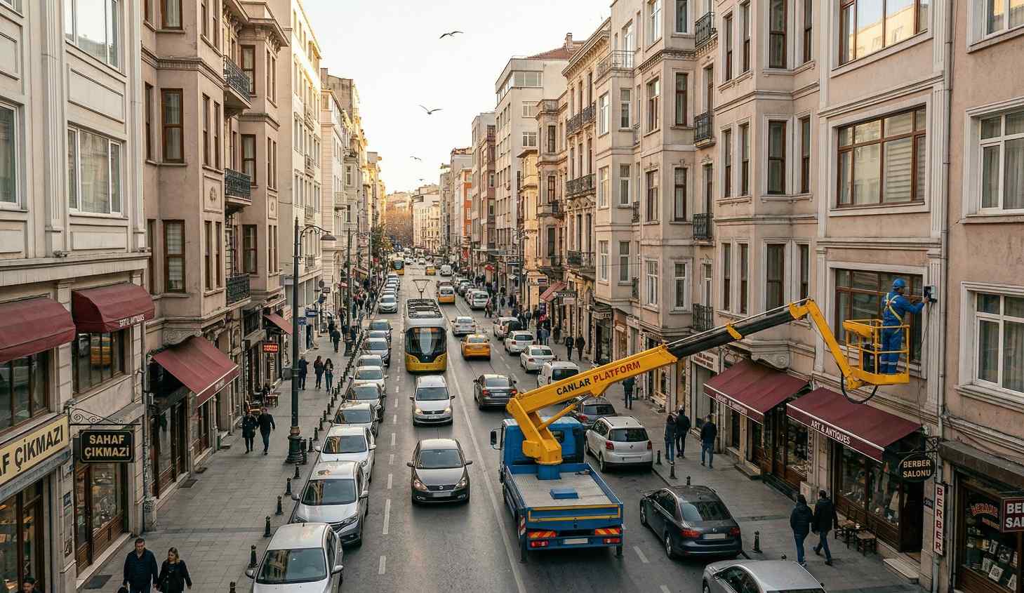 Profesyonel Adnan Kahveci sepetli vinç hizmetleri