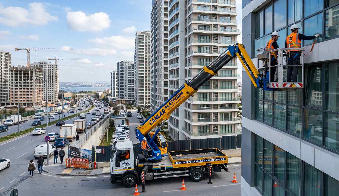 Profesyonel Ispartakule vinç kiralama hizmetleri: Canlar Platform