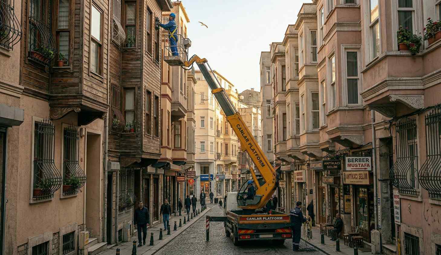 Profesyonel sepetli vinç kiralama hizmetleri