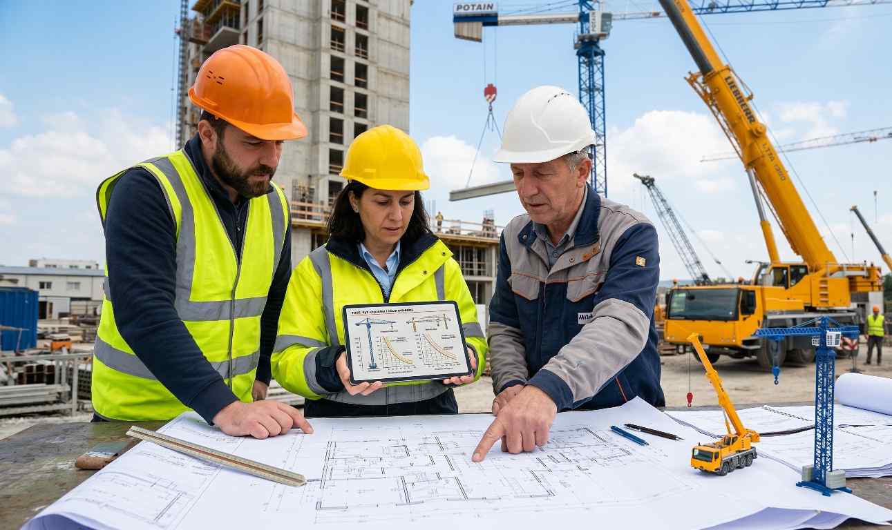 Proje için uygun vinç belirleme