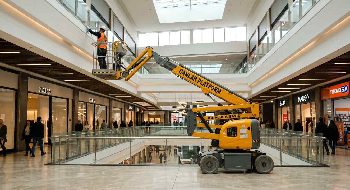 AVM içinde kiralık sepetli platform çalışması